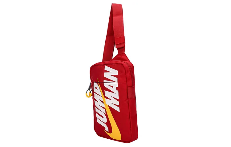 Jordan Canvas Shoulder Bag, Crossbody Bag, Fanny Pack Small Unisex Red