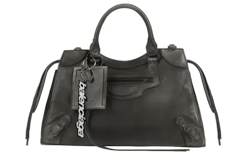 Balenciaga Neo Classic Cow Leather Shoulder Bag, Crossbody Bag, Handbag Men's Black