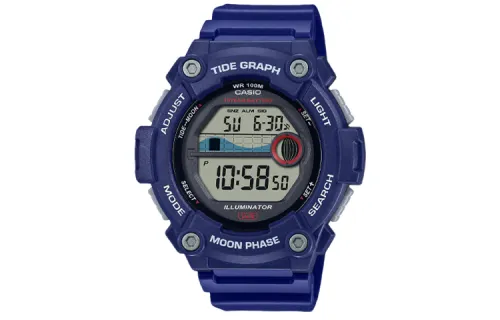 CASIO VINTAGE Collection Disc Quartz Movement Resin Strap Watch Men's Watches Gray Dial