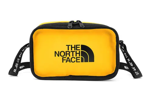 THE NORTH FACE 3L Shoulder Bag, Crossbody Bag, Outdoor Bag PVC Yellow Unisex