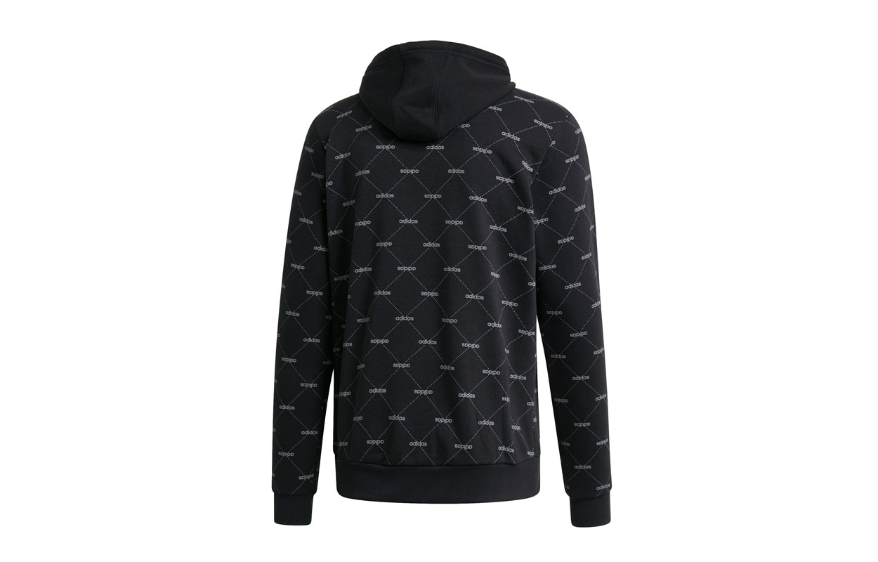 Мужская куртка adidas neo M CORE FAV HDY (черная) — фото 2