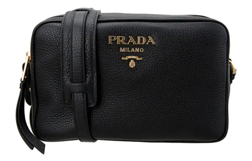 PRADA Fashion Leather Shoulder Bag, Crossbody Bag Women's Black