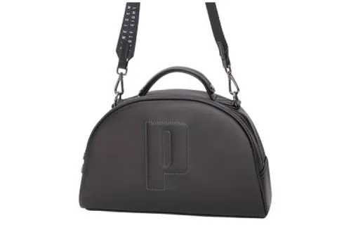 PUMA Synthetic Leather Portable Crossbody Bag, Shoulder Bag Regular Women's Black
