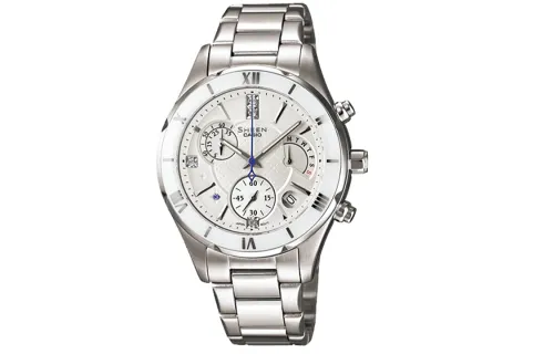 CASIO Women's SHEEN Silver Watch SHE-5517D-7A