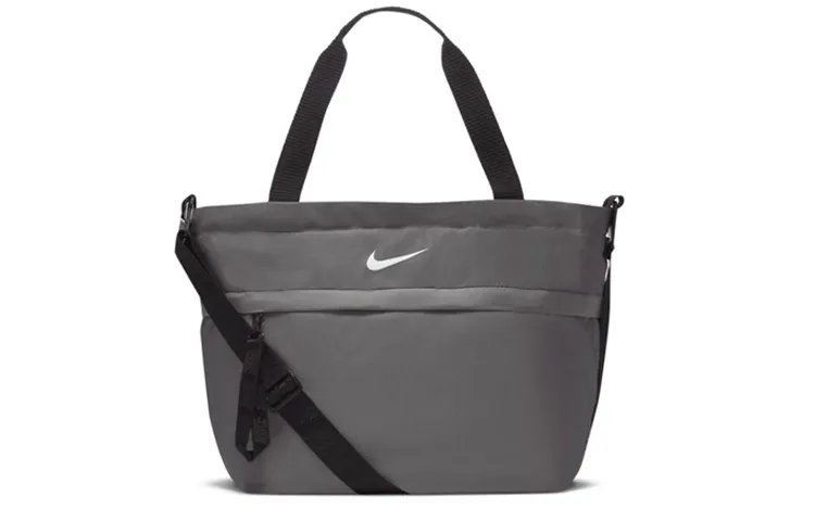 Nike Canvas Tote Handbag, Crossbody Bag Regular Unisex Gray