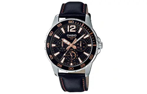 CASIO Men YOUTH Black Watch MTD-330L-1A3V