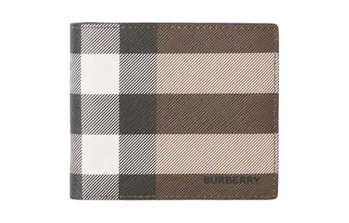 Burberry Checked International Bifold Wallet
