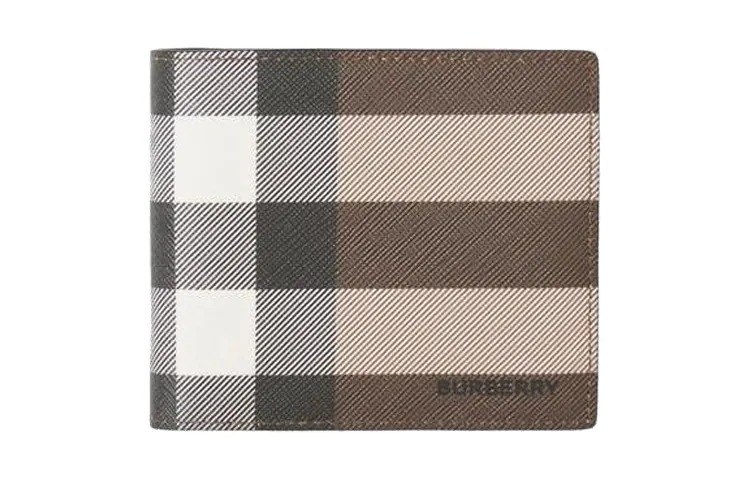 Burberry Checked International Bifold Wallet