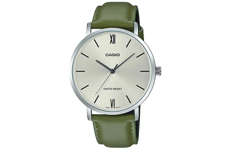 CASIO Men Standard Series Silver Watch MTP-VT01L-3B