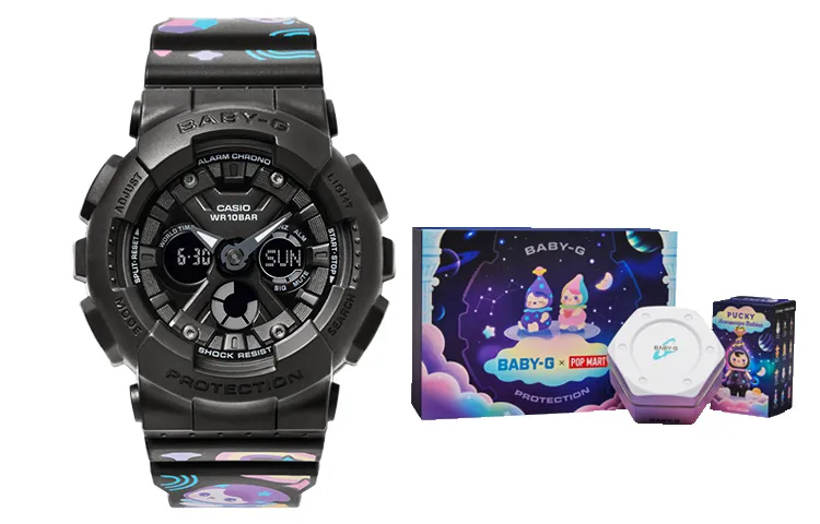 CASIO Women's BABY-G Black Watch BA-130-1APRP