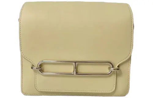 HERMES Roulis Swift Leather Pig Nose Bag, Shoulder Bag, Crossbody Bag Mini Women's 1Z Jaune Poussin Chick Yellow