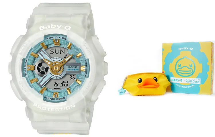 CASIO Women's BABY-G White Watch BA-110SC-7APRB