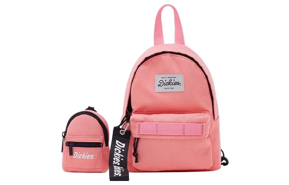 Dickies Polyamide Earphone Case Combo Bag Backpack Mini Women's Pink