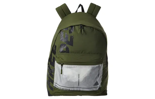 Adidas Nylon Fabric Backpack Regular Unisex Army Green