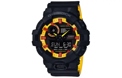 CASIO Men Liquid Crystal/Analog Dual Display Series Black Watch