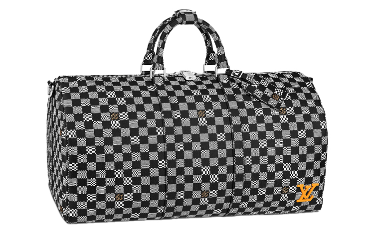 Мужская сумка Louis Vuitton Keepall 50 (коричневая) — фото 2