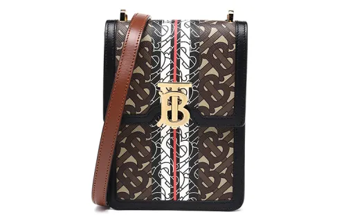 Burberry Robin Cotton Crossbody Bag Women's Brown
