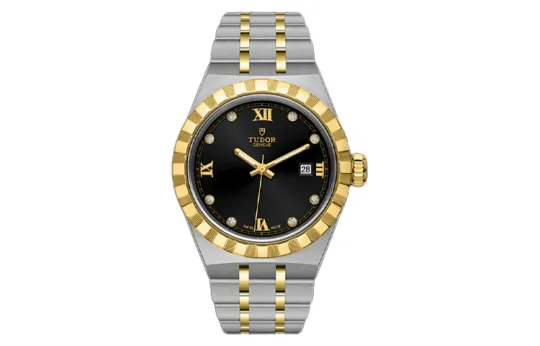 TUDOR Royal Collection Automatic Mechanical Movement Date Display Women's Watch 28mm Black Dial