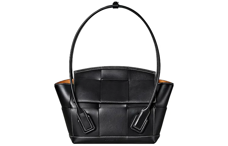 Bottega Veneta Cow Leather Handbag Women's Black