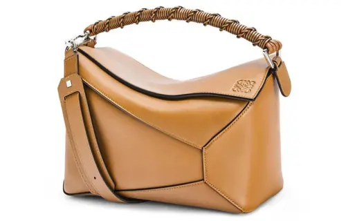 LOEWE Napa Calf Leather Puzzle Bag, Handbag, Shoulder Bag, Crossbody Bag Women's Desert