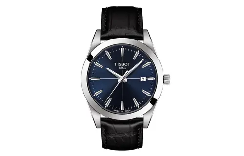 TISSOT Windy Collection Quartz Movement 100m Waterproof Men's Watch 40mm Blue Dial Stainless Steel Case
