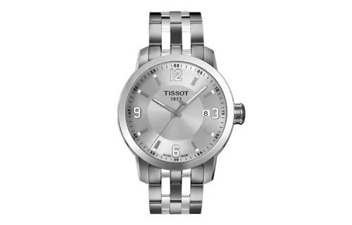 TISSOT Junchi 200 Collection Quartz Movement Men's Watches Watch 39mm Silver Dial Stainless Steel Case