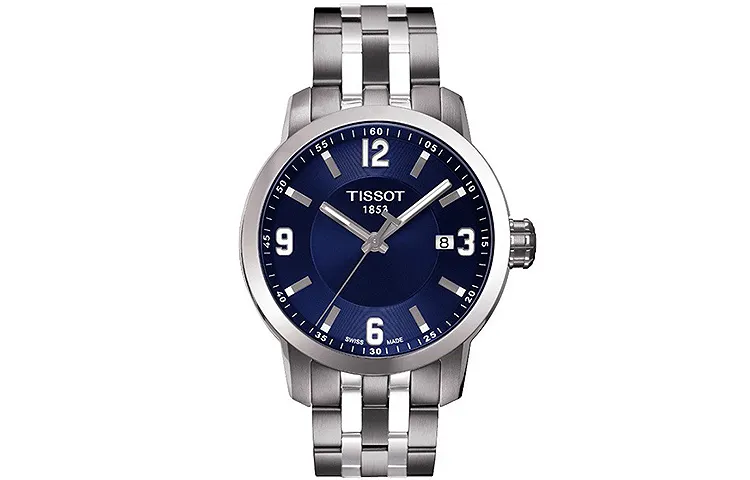 TISSOT Junchi 200 Collection Quartz Movement Elegance Men's Watches Watch 39mm Blue Dial Stainless Steel Case