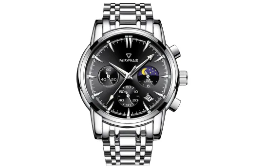 FAIRWHALE Driver Collection Men's Watch Quartz Movement Stainless Steel Watchband Watch Men's Watches