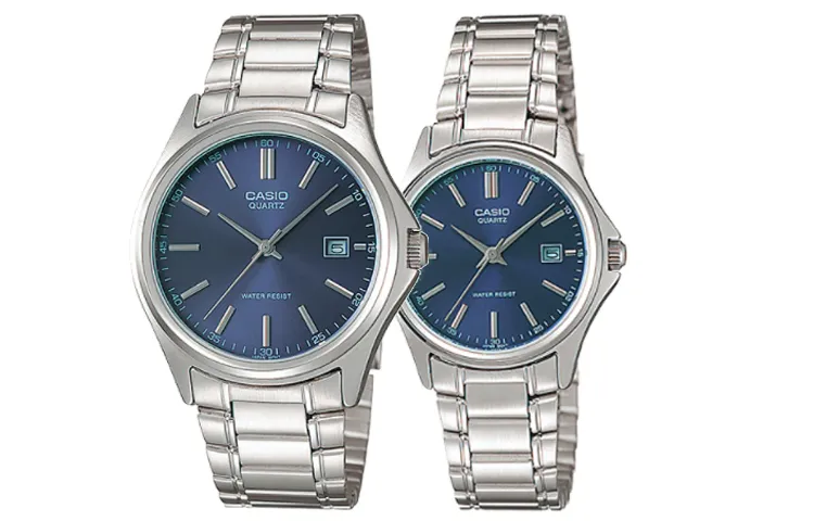 CASIO Unisex Pair Table Series Blue Watch