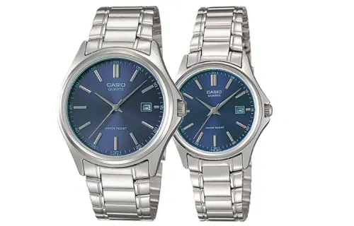 CASIO Unisex Pair Table Series Blue Watch