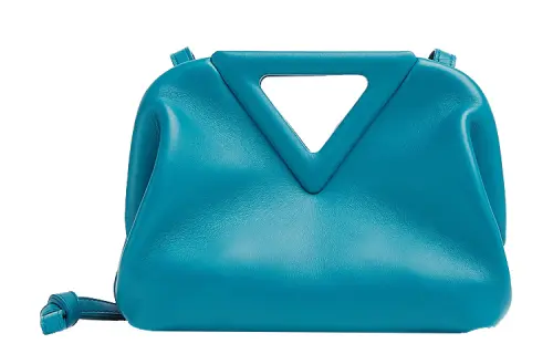 Bottega Veneta Calfskin One Shoulder Handbag Small Women's Wild Duck Green