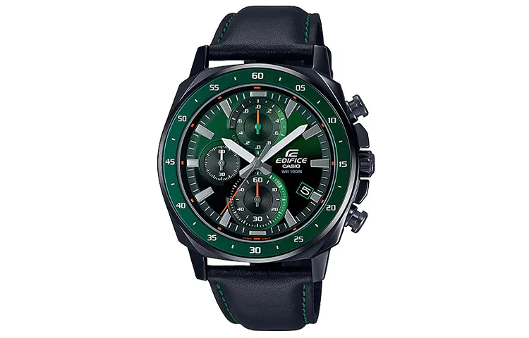 CASIO Men EDIFICE Green Watch EFV-600CL-3