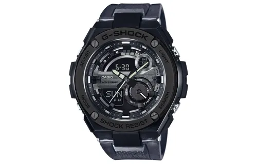 CASIO Men G-STEEL Series Black Watch GST-210M-1A