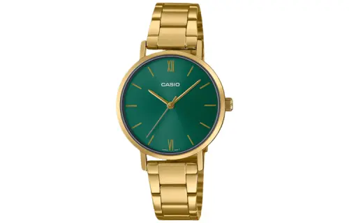 CASIO Women's Standard Series Green Watch LTP-VT02G-3A