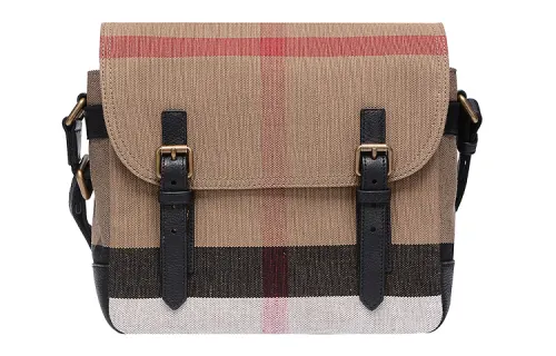 Burberry Fabric Messenger Bag, Shoulder Bag, Crossbody Bag Regular Men's Khaki