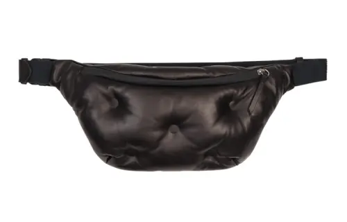 Maison Margiela Quilting Nappa Leather Fanny Pack Men's Black