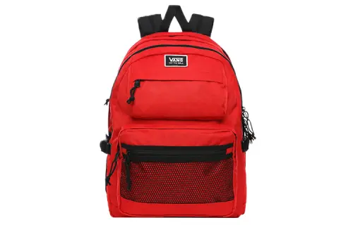 Vans Polyester Laptop Bag Backpack Regular Unisex Red