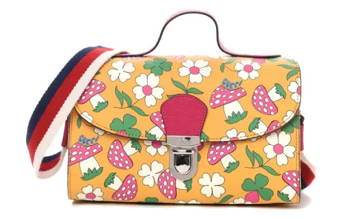GUCCI Canvas Shoulder Bag, Crossbody Bag, Handbag, Kids' Bag Kids' Multicolor