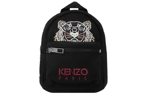 KENZO Cotton Backpack Men's Black