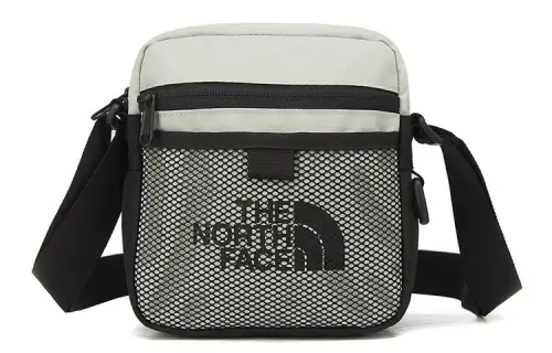 THE NORTH FACE 1L Shoulder Bag, Crossbody Bag, Outdoor Bag Fabric Black White Unisex