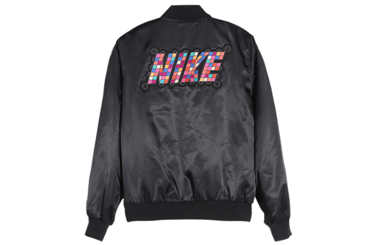Мужская куртка Nike Sportswear Varsity (черная) — фото 2