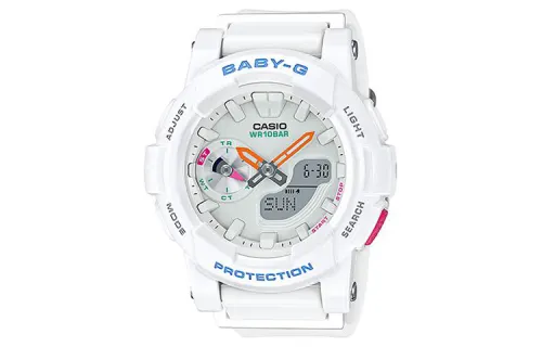 CASIO Women's BABY-G White Watch BGA-185-7A