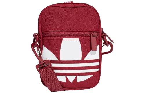Adidas Originals Fabric Cell Phone Pouch, Shoulder Bag, Crossbody Bag Mini Unisex Maroon