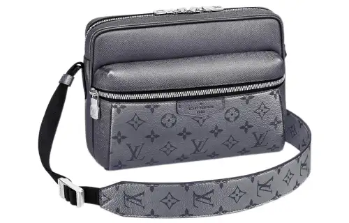 LOUIS VUITTON Outdoor Messenger Gunmetal Gray