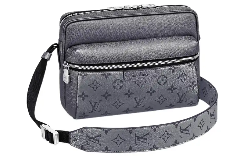 LOUIS VUITTON Outdoor Messenger Gunmetal Gray