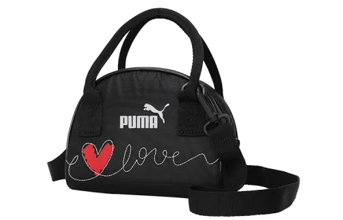 PUMA Polyester Pillow Bag Portable Handbag Regular Unisex Black