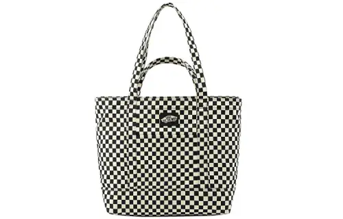 Vans Cotton Tote Bag, Shopping Bag, Shoulder Bag, Handbag Regular Unisex Black White