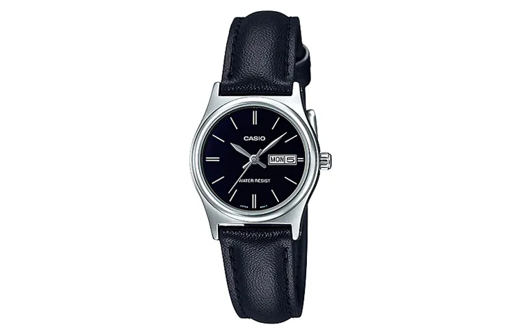 CASIO Women's Standard Series Black Watch LTP-V006L-1B2