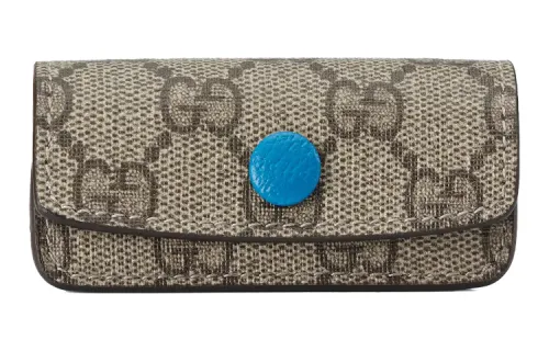 GUCCI Disney, Collaboration Canvas Lip Balm Closure Red Envelope Women's Ebony/Blue