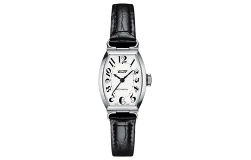 TISSOT Porto Collection Manual Mechanical Movement Women's Watch 30mm White Dial Steel Watch Case